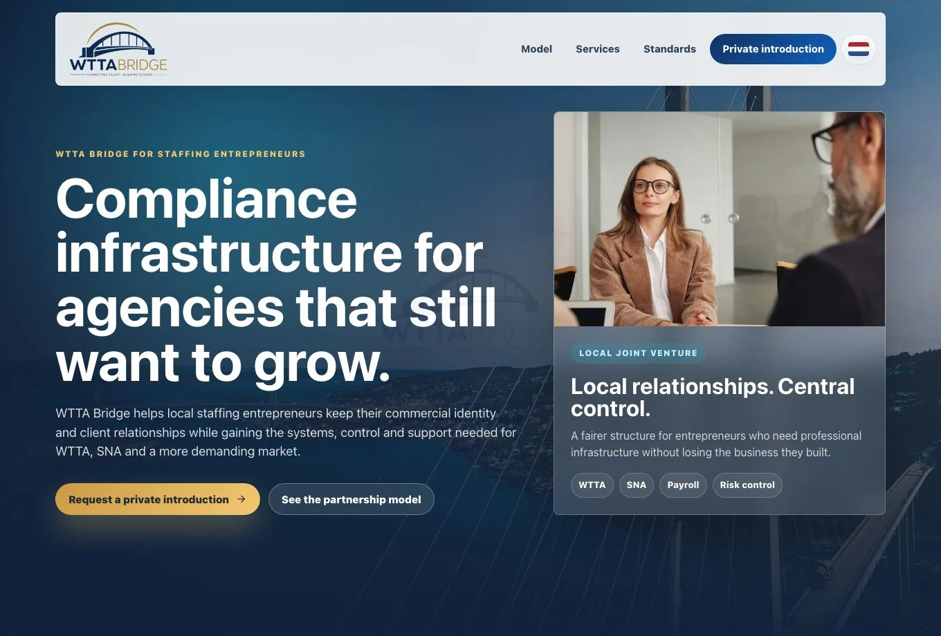 WTTA Bridge business website